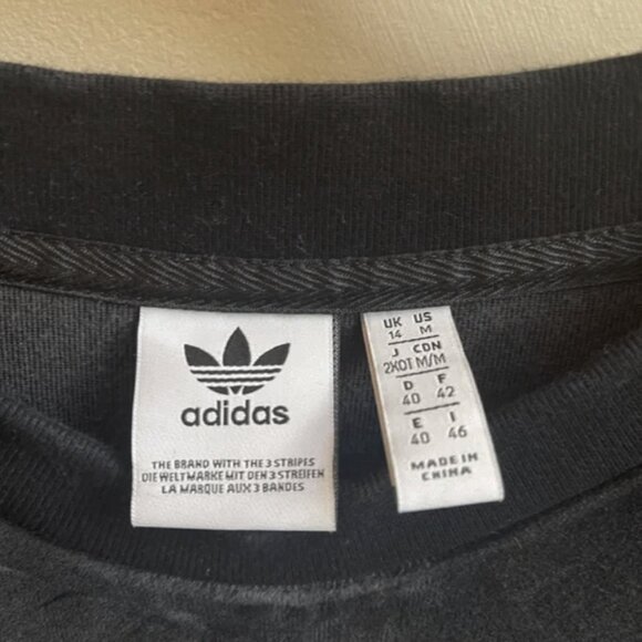 Adidas Velour Flared Sleeve Top - Picture 4 of 5